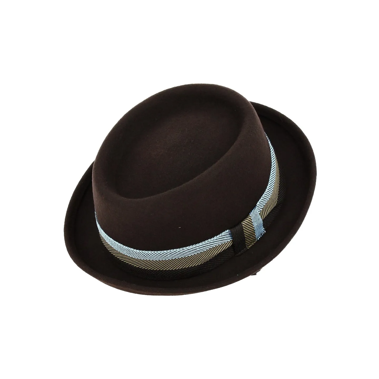 Chapeau Porkpie Marcel Feutre Marron - Traclet Reference : 19111 | Chapellerie Traclet