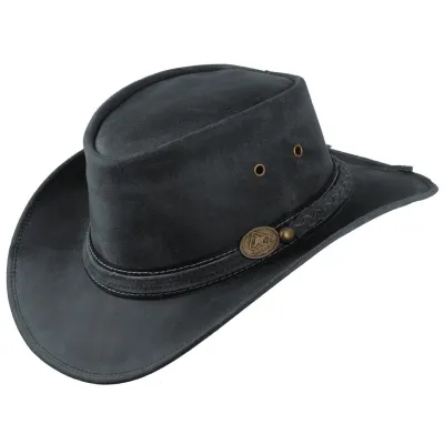 Chapeau Australien Irving Noir - SCIPPIS - Traclet