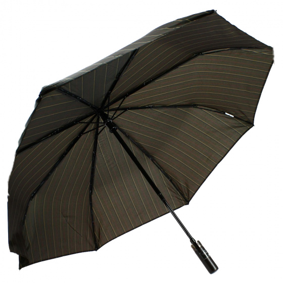 Mini-Parapluie Pliant Homme automatique poignée bois droite - Piganiol