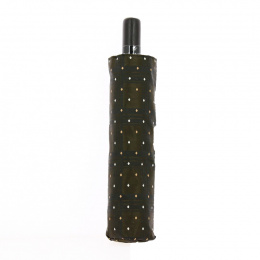 Men's Mini Folding Umbrella automatic straight wooden handle - Piganiol
