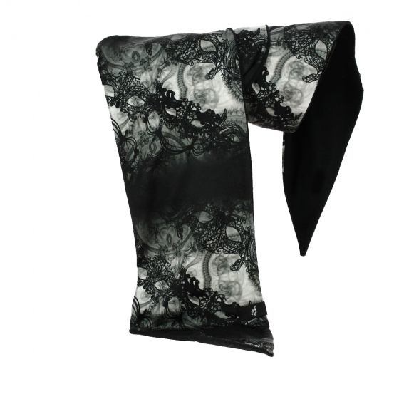 Fleece-Lined Fabric Scarf - Traclet