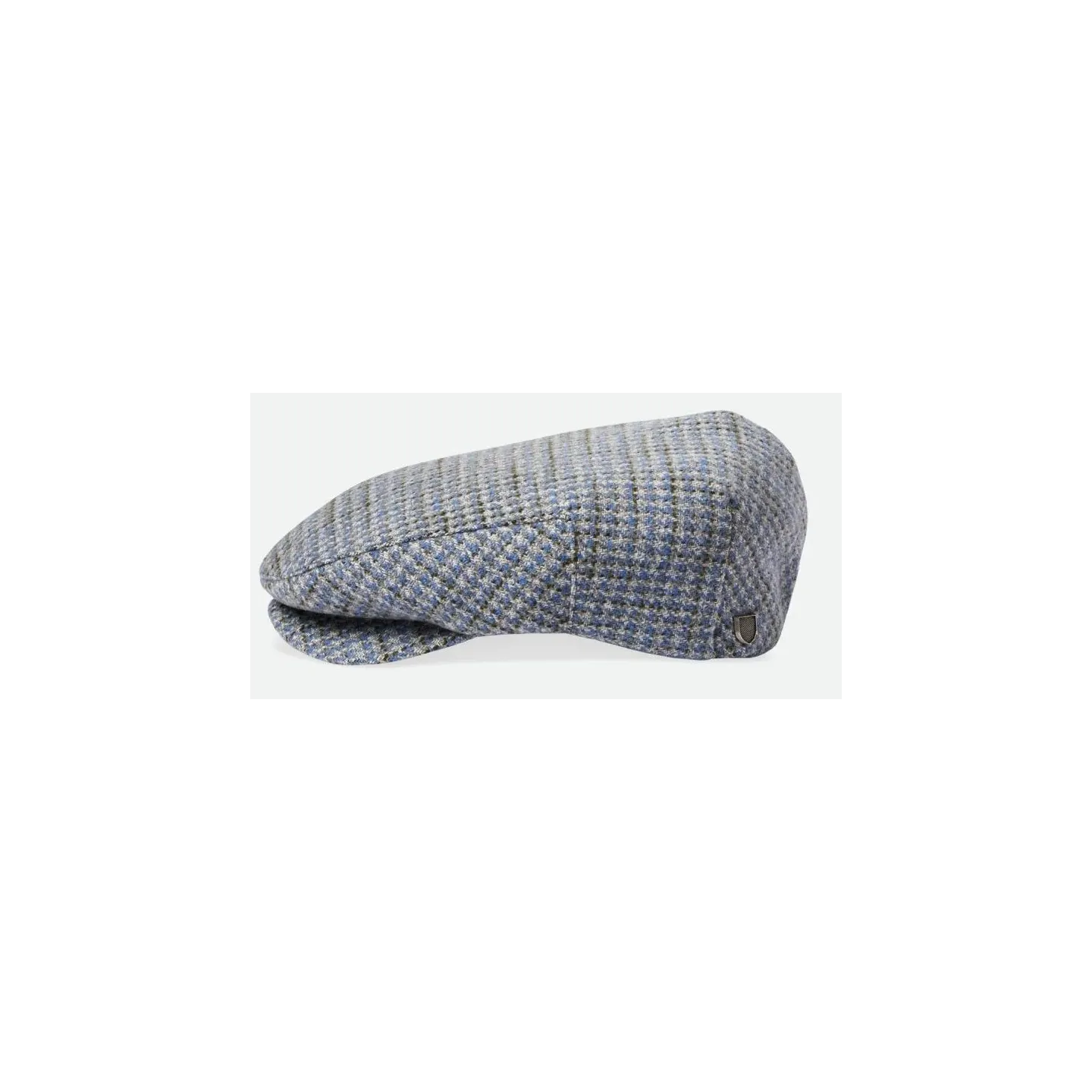 Blue and White Hooligan Flat Cap - Brixton Reference: 17629| Chapellerie Traclet