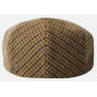 Brown Olive Houndstooth Hooligan Cap - Brixton