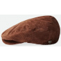 Brown Corduroy Hooligan Baggy Flat Cap - Brixton