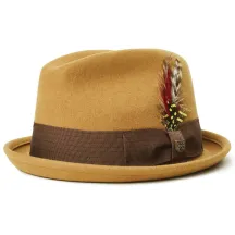 Gain Wool Felt Bronze Trilby Hat Brixton Reference: 9877 | Traclet Hat Shop