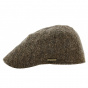 Texas Brushed Wool Herringbone Brown Cap - Stetson