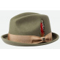 Olive Green Trilby Gain Hat - Brixton