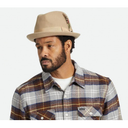 Sand Wool Felt Trilby Hat - Brixton