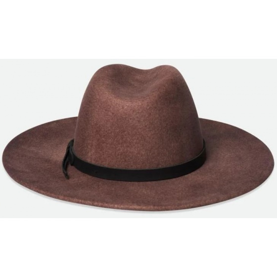 Chapeau Fedora Field Proper Feutre Marron - Brixton