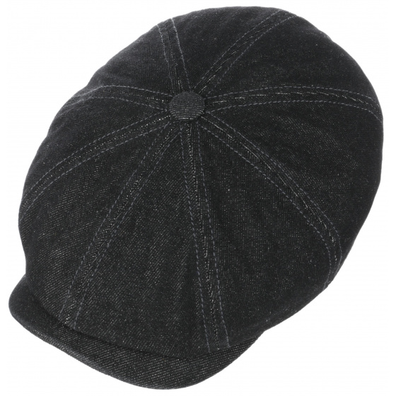 Casquette Hatteras Denim Jean Coton Noir - Stetson Casquette Hatteras Denim Jean Coton Noir - Stetson