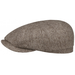 Stetson Hatteras Belfast Herringbone Wool Cap