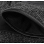 Stetson - Rebero Black & Grey Leather Gloves