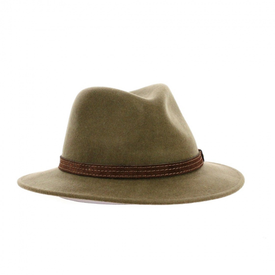 Hugo Hunting Hat Olive Felt Made in France