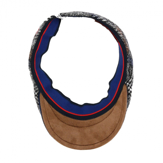 Fernand Grey Flat Cap - Marone