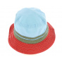 Colorado Patchwork Cotton Bucket Hat - Marone