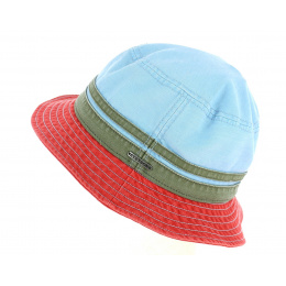 Colorado Patchwork Cotton Bucket Hat - Marone
