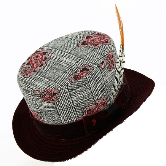 Haut de forme Arabesques en velours - Alfonso d'este