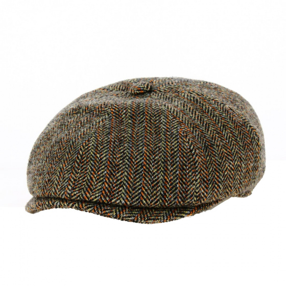 Brown Chevron Hatteras Cap - Alfonso d'este