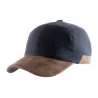 Casquette baseball Cache-oreilles Laine Marine - Alfonso d'este | Référence : 19149 | Chapellerie Traclet