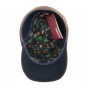 Navy Wool Baseball Cap with Ear Flaps - Alfonso d'este