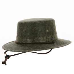 Brown Gilles Cotton Traveller Hat - Traclet