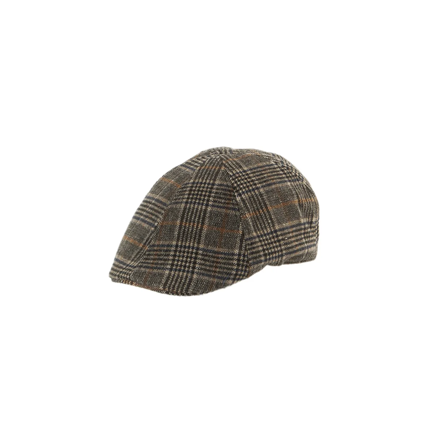 Grey Houndstooth Duck Bill Cap - Traclet Reference: 19153 | Traclet Hat Shop