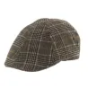 Grey Houndstooth Duck Bill Cap - Traclet Reference: 19153 | Traclet Hat Shop