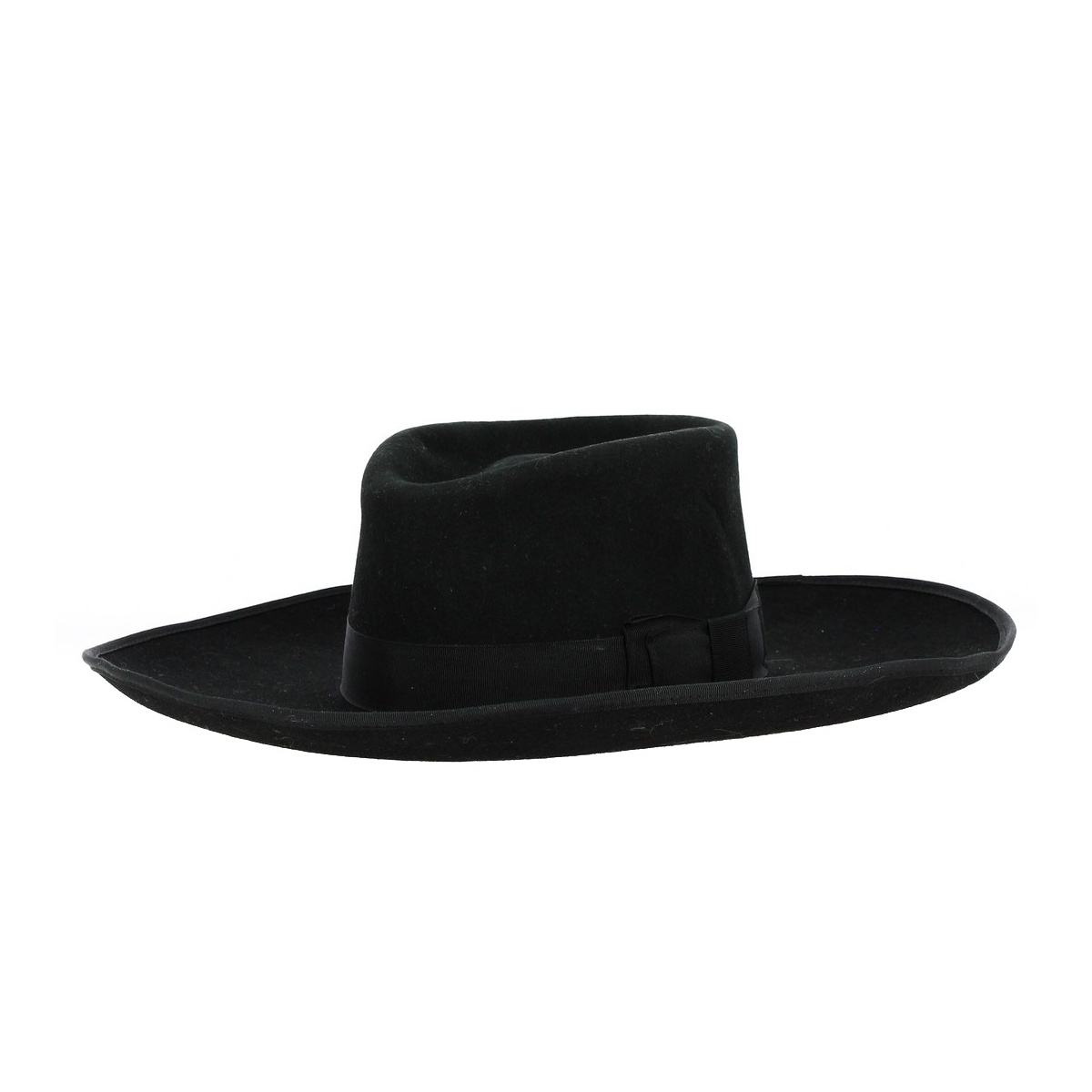 Chapeau Fedora Homme En Feutre De Laine - Large Bord, Style Vintage Panama - Marron Taille Unique