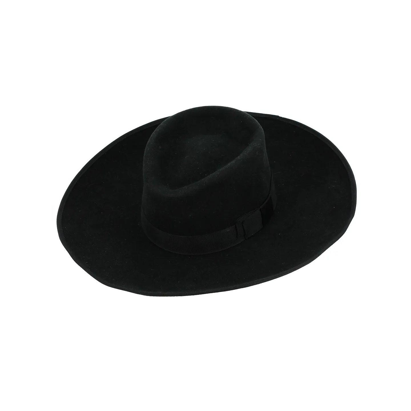 Chapeau Feutre Laine Large Bord Noir - Traclet Reference : 10617 | Chapellerie Traclet