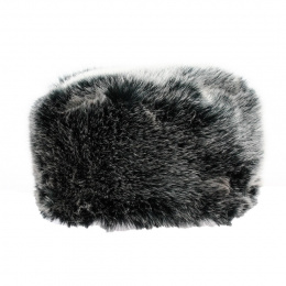 Toque Tenessee Faux Fur White & Black - Traclet