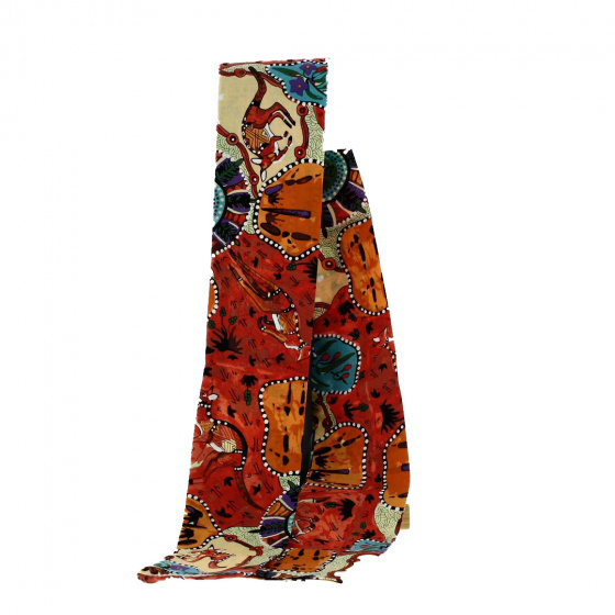 Orange Kangaroo Fabric Hat Band - Jacaru