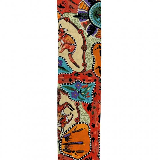 Garniture pour chapeau Tissu kangourou Orange - Jacaru