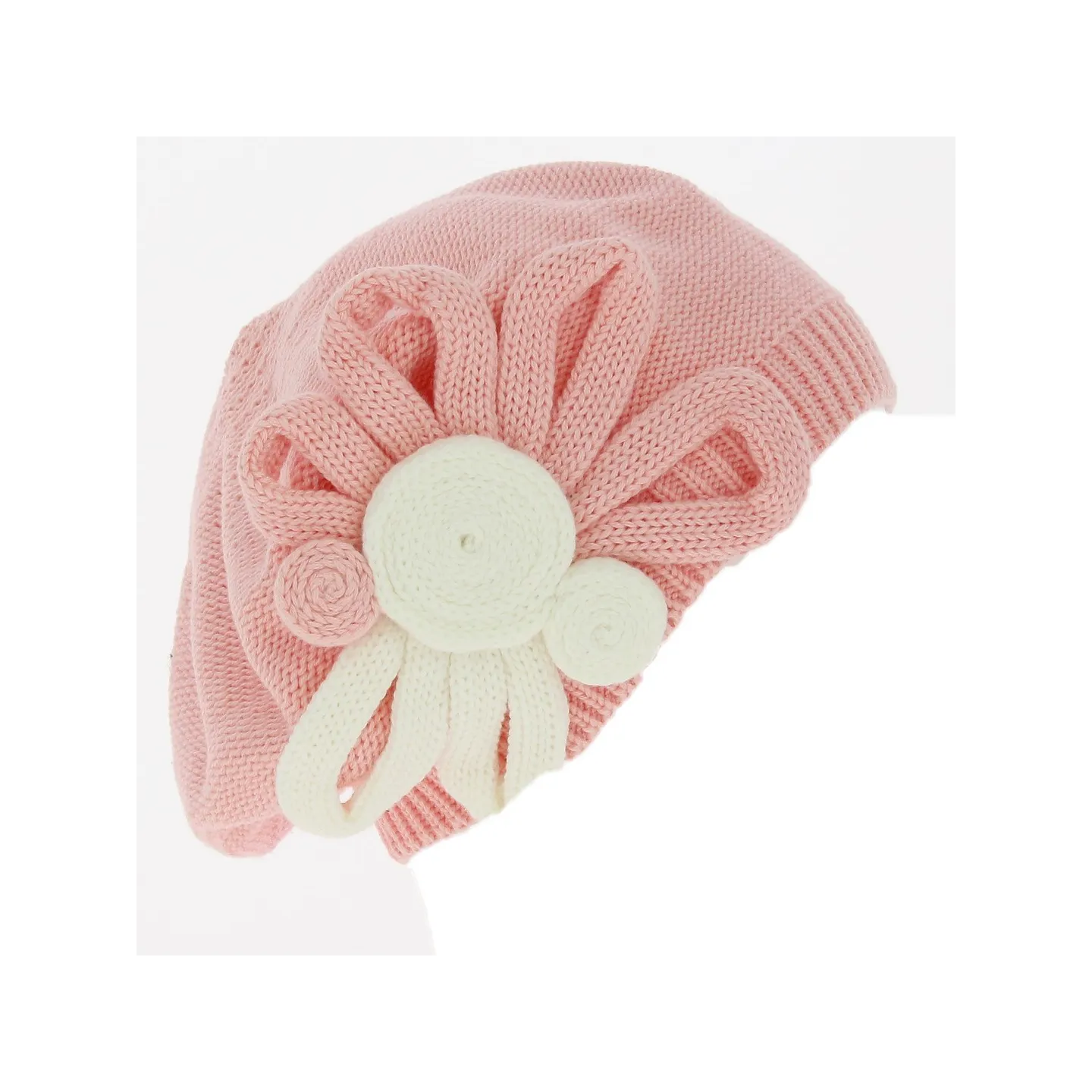 Béret Leïla Coton Fleur - BeBeret Référence : 15422 | Chapellerie Traclet