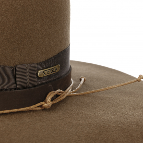 Traveler Western Danios Fur Felt Hat Brown - Stetson