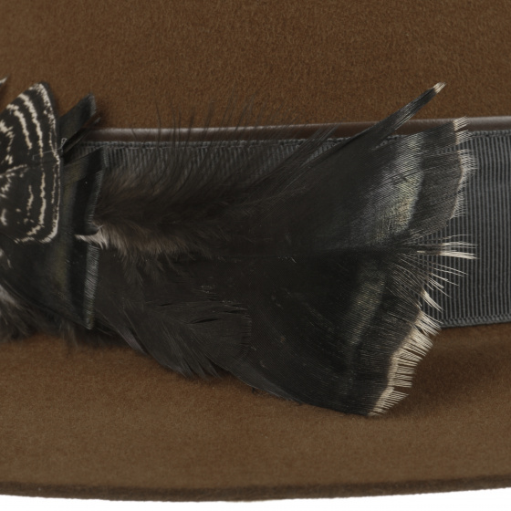 Chapeau Traveller Western Feutre Poil Marron - Stetson Chapeau Traveller Western Feutre Poil Marron - Stetson