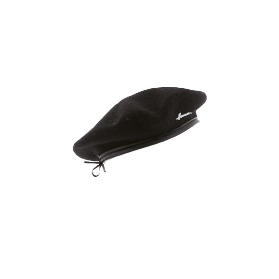 Black Wool Monty Beret - Herman Black Wool Monty Beret - Herman