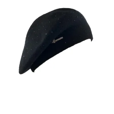 Women's Black Louise Beret - Herman Reference: 3011 | Traclet Hat Shop