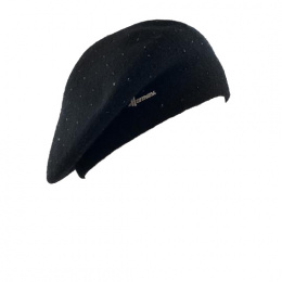 Women's Black Louise Beret - Herman