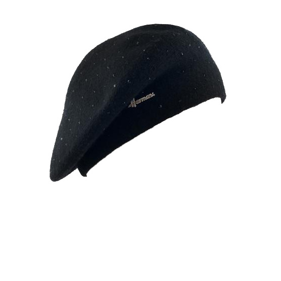 Women's Black Louise Beret - Herman