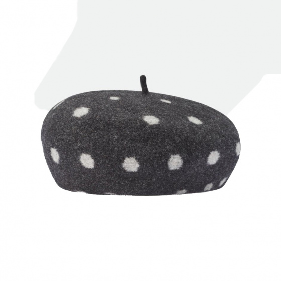 Béret Audrey Poids Laine Noir - Brixton Béret Audrey Poids Laine Noir - Brixton