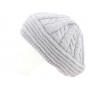 Baroni Angora & Wool Grey Beret - Traclet