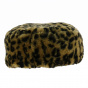 Courchevel Leopard Faux Fur Hat - Traclet