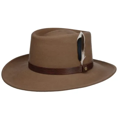 Chapeau Gambler VitaFelt Beige - Stetson