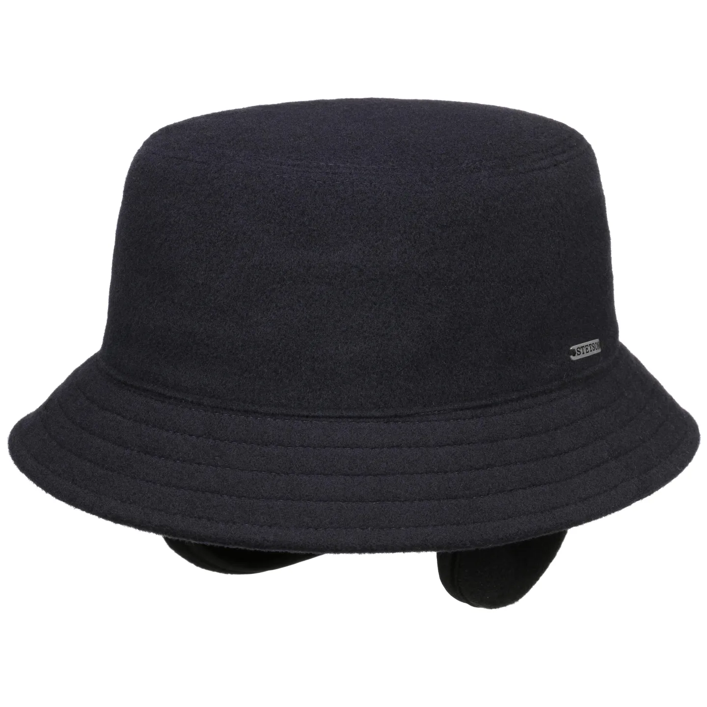 Chapeau Bob Laine & Cachemire Cache-Oreilles Anthracite - Stetson Reference : 19187 | Chapellerie Traclet