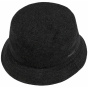 Wool & Cashmere Bucket Hat with Ear Flaps Anthracite - Stetson