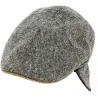 Casquette Plate Cache-Oreilles Laine Grise - Traclet Reference : 19191 | Chapellerie Traclet