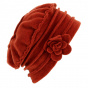 Fiona Flower Fleece Beanie - Traclet