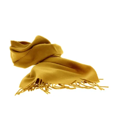 Echarpe laine ocre - Traclet