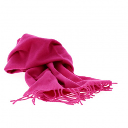 Wool scarf pink