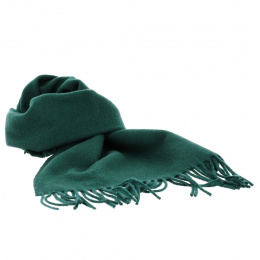 Green wool scarf- Traclet